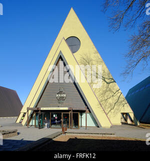 Il museo polare di alloggiamento della nave 'Fram' a Oslo, Norvegia Foto Stock