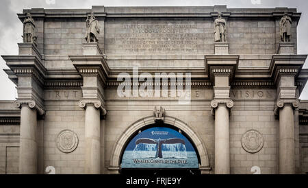 Il Museo Americano di Storia Naturale, Central Park West a 79th Street New York, Stati Uniti d'America. Foto Stock
