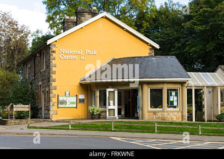 Il centro del Parco Nazionale a Aysgarth Falls, Wensleydale, Yorkshire Dales National Park, England, Regno Unito Foto Stock