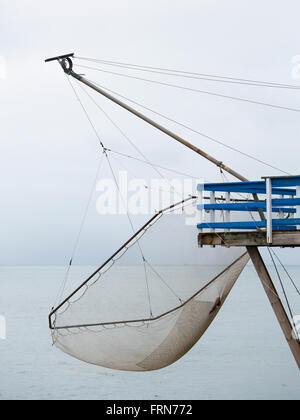 Dettaglio Carrelet Gironde Francia Foto Stock