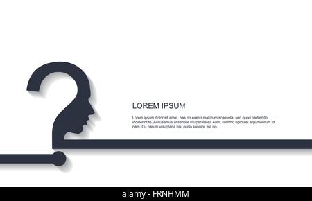 Efficace sullo sfondo del pensiero Illustrazione Vettoriale