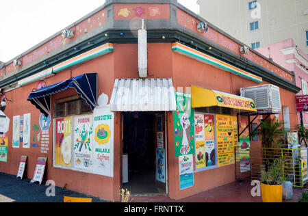 Rose Corner Cafe su Rose Street in Bo-Kaap in Città del Capo - Sud Africa Foto Stock