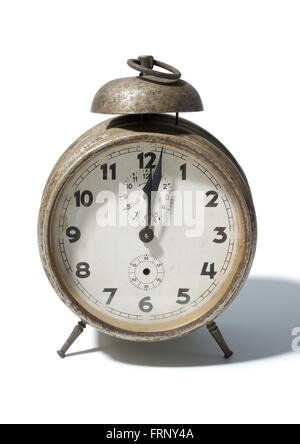 Antico orologio sveglia Foto Stock