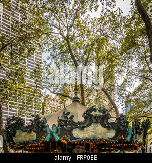 Bryant Park di New York City, Stati Uniti d'America. Foto Stock