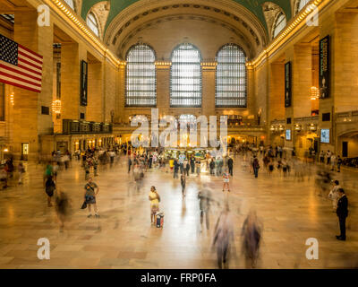 Grand Central Terminal stazione ferroviaria, New York City, Stati Uniti d'America. Foto Stock