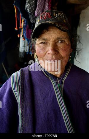 El Porvenir village - Modo di Laguna Negra ' Las Huaringas ' di HUANCABAMBA. Dipartimento di Piura .PERÙ Foto Stock