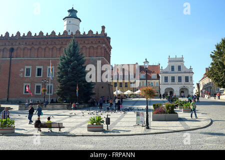 Sandomierz Market Hall, podkarpackie Polonia Foto Stock