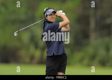 Daytona Beach, FL, Stati Uniti d'America. Il 27 settembre, 2013. Luka Elliott durante il secondo round del Tour Symetra campionato LPGA International sul Sett. 27, 2013 in Daytona Beach, Florida. ZUMA Press/Scott A. Miller © Scott A. Miller/ZUMA filo/Alamy Live News Foto Stock