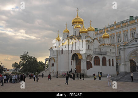 Cattedrale dell'Annunciazione, il Cremlino di Mosca, Russia. Foto Stock