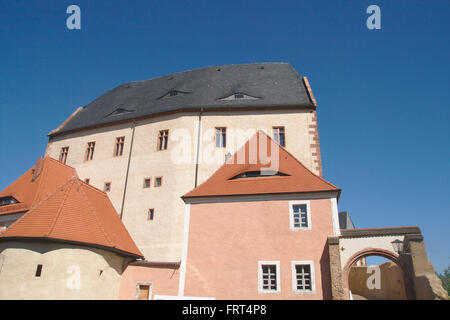 Burg Mildenstein in Leisnig, Bassa Sassonia, Germania Foto Stock