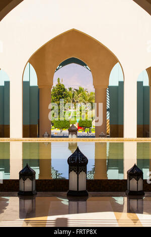 Il sultanato di Oman - gennaio 12,2016 : Hotel Salalah Rotana Resort di Dhofar, Oman. Foto Stock