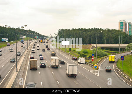 La Moscow Belt Highway Foto Stock