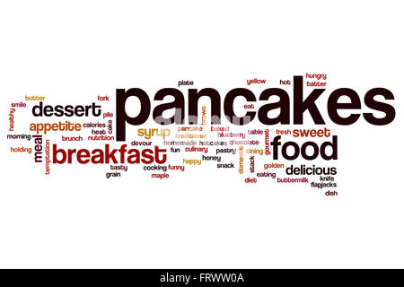 Frittelle word cloud Foto Stock