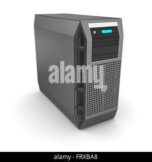 Workstation , questo è un computer generato e rendering 3d'immagine. Foto Stock