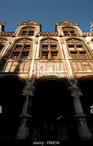 Cortile interno di Palazzo Prince-Bishops, Liege, la Vallonia, Belgio Foto Stock