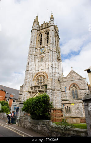 Chiesa di San Michele Arcangelo, Teignmouth, Devon, Inghilterra sudoccidentale, Inghilterra, Gran Bretagna Foto Stock