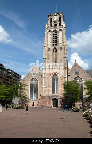 Grote di Sint-Laurenskerk a Rotterdam, Paesi Bassi. Foto Stock