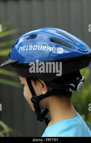 Melbourne Bike Condividi casco Foto Stock