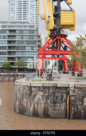 Gru, Puerto Madero, Buenos Aires Foto Stock