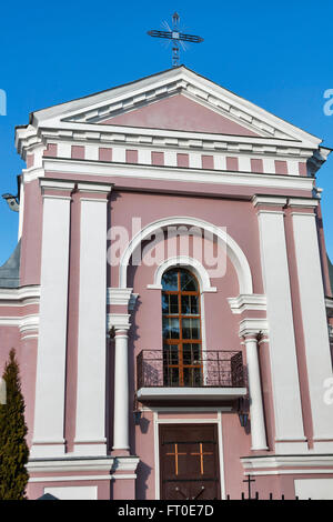 Chiesa cattolica romana di Santa Barbara in Berdychiv, Ucraina. È noto per il matrimonio del famoso scrittore francese Honoré de Balzac e Foto Stock