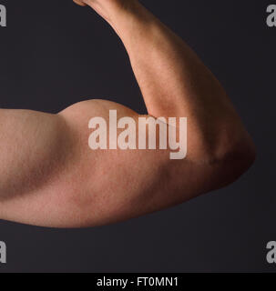 Maschio di immagine ravvicinata del suo braccio Foto Stock