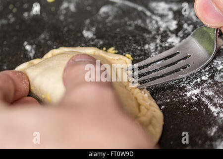Rendendo la pasticceria in ambiente domestico Foto Stock