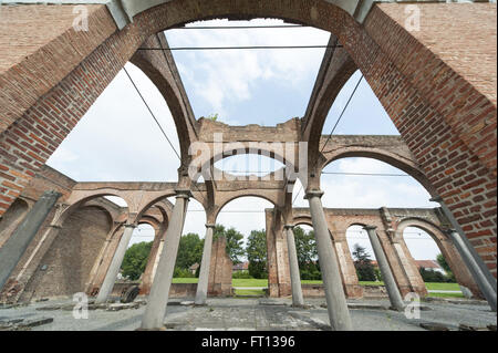 Le Grand Hornu, sito patrimonio mondiale dell'UNESCO, Hornu vicino a Mons, Hennegau, Wallonie, Belgio, Europa Foto Stock