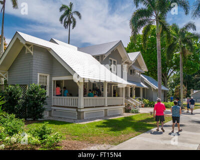Henry Ford casa di Edison e Ford Winter Estates in Fort Myers Florida Foto Stock