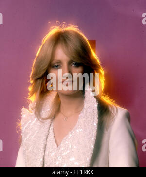 BONNIE TYLER gallese cantante pop circa 1982 Foto Stock