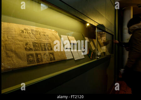 Pasqua Rising 1916 mostra al Kilmainham Gaol prigione Foto Stock