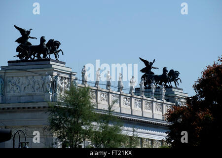 Parlamento austriaco edificio a Vienna, Austria, Europa Foto Stock