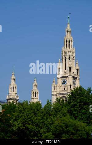 Municipio di Vienna, Austria Foto Stock