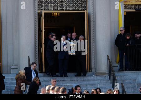 Il Funerale di Big Ang con: valutazione, atmosfera dove: Manhattan, New York, Stati Uniti quando: 22 Feb 2016 Foto Stock