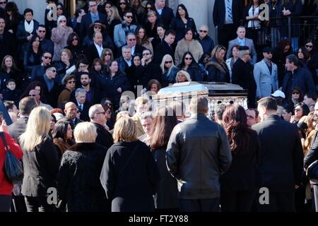 Il funerale del grande Ang con: valutazione, atmosfera dove: Manhattan, New York, Stati Uniti quando: 22 Feb 2016 Foto Stock