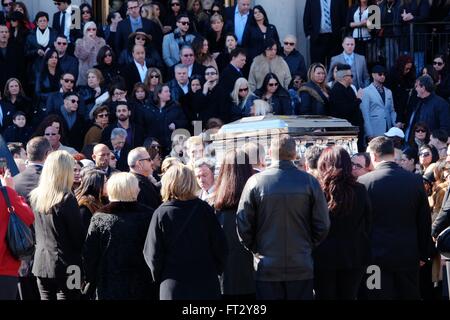 Il funerale del grande Ang con: valutazione, atmosfera dove: Manhattan, New York, Stati Uniti quando: 22 Feb 2016 Foto Stock