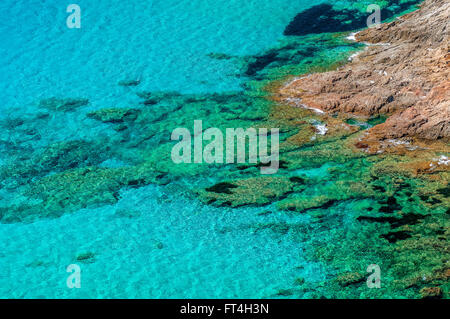 Plage de Cargése Corse Francia 2A Foto Stock