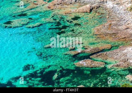 Plage de Cargése Corse Francia 2A Foto Stock