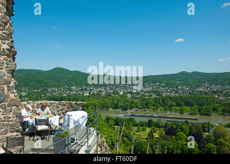 Deutschland, Renania settentrionale-Vestfalia, Rhein-Sieg-Kreis Bad Godesberg-Mehlem, Rolandsbogen, Blick vom Ristorante Rolandsbogen ( Lutt Foto Stock