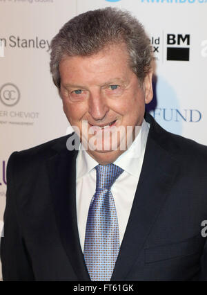 3 marzo 2016 - Roy Hodgson frequentando London Football Awards 2016 a Battersea Evolution in Londra, Regno Unito. Foto Stock