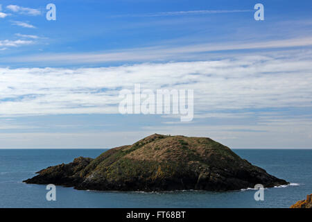 Ynys Onnen isola da strumble head Pembrokeshire Foto Stock