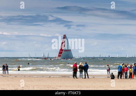 Volvo Ocean Race scalo Festival a Scheveningen, l'Aia, Paesi Bassi - 19 giugno 2015 (VOR 2014-2015) Foto Stock