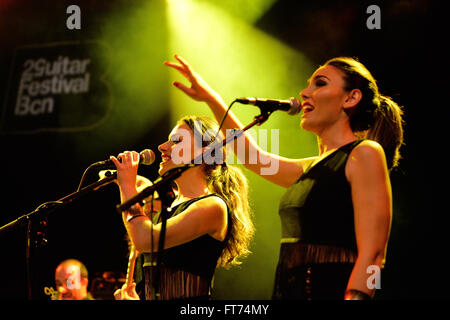 Barcellona - 15 Maggio: Aurora e il Betrayers (BAND) Prestazioni a Barts stadio su 15 Maggio 2014 a Barcellona, Spagna. Foto Stock