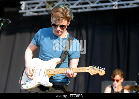 BENICASSIM, Spagna - 20 Luglio: La esegue accademico a FIB Festival il 20 luglio 2014 a Benicassim, Spagna. Foto Stock