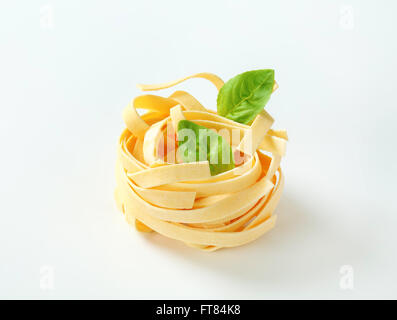 Bundle di nastro essiccato pasta Foto Stock