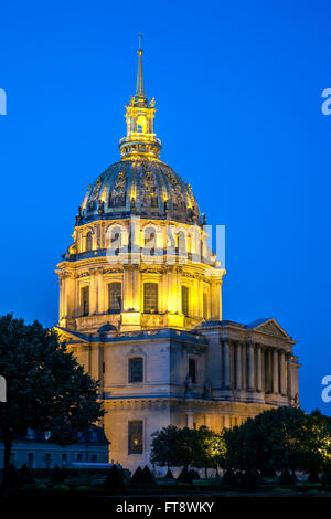 Chiesa Dome, Hotel des Invalides, Parigi, Francia Foto Stock