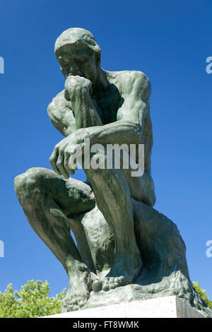 Il pensatore, Museo Rodin, Parigi, Francia Foto Stock