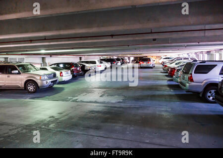 Miami Florida, Coral Gables, garage pubblico, parcheggio, interno, FL160306001