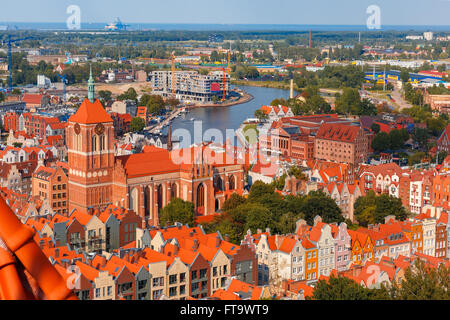 Città Vecchia di Danzica, Polonia Foto Stock