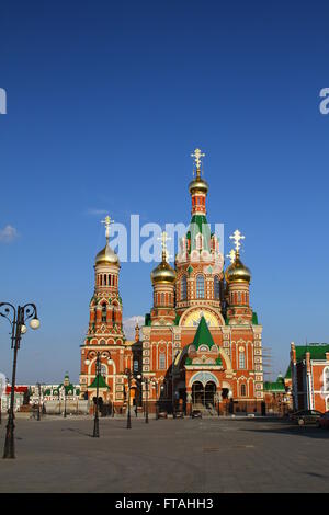 Cattedrale dell'Annunciazione in Yoshkar-Ola. Russia, Repubblica di Mari El Foto Stock