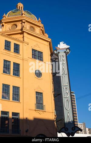 Il Balboa edificio del teatro. Il centro cittadino di San Diego, California. Foto Stock